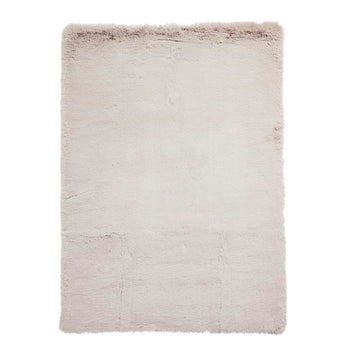 Silver Extra Super Soft Shaggy Luxury Floor Rug 8cm Long Pile